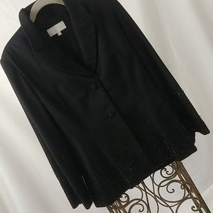 Badgley Mischka cashmere blend jacket